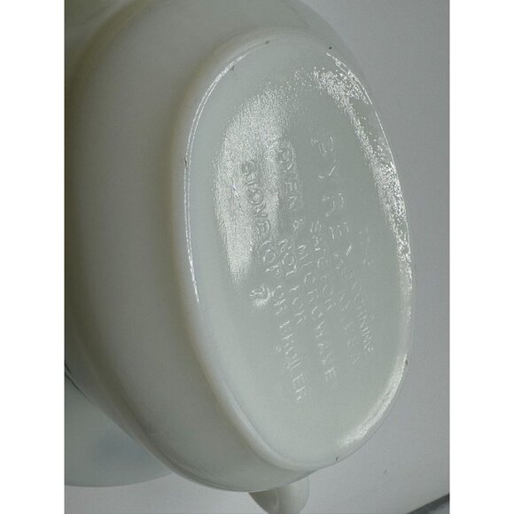 Old Town Blue Onion Pyrex Gravy Boat  77-B With Underplate 77-U Original Vintage - Picture 5 of 5